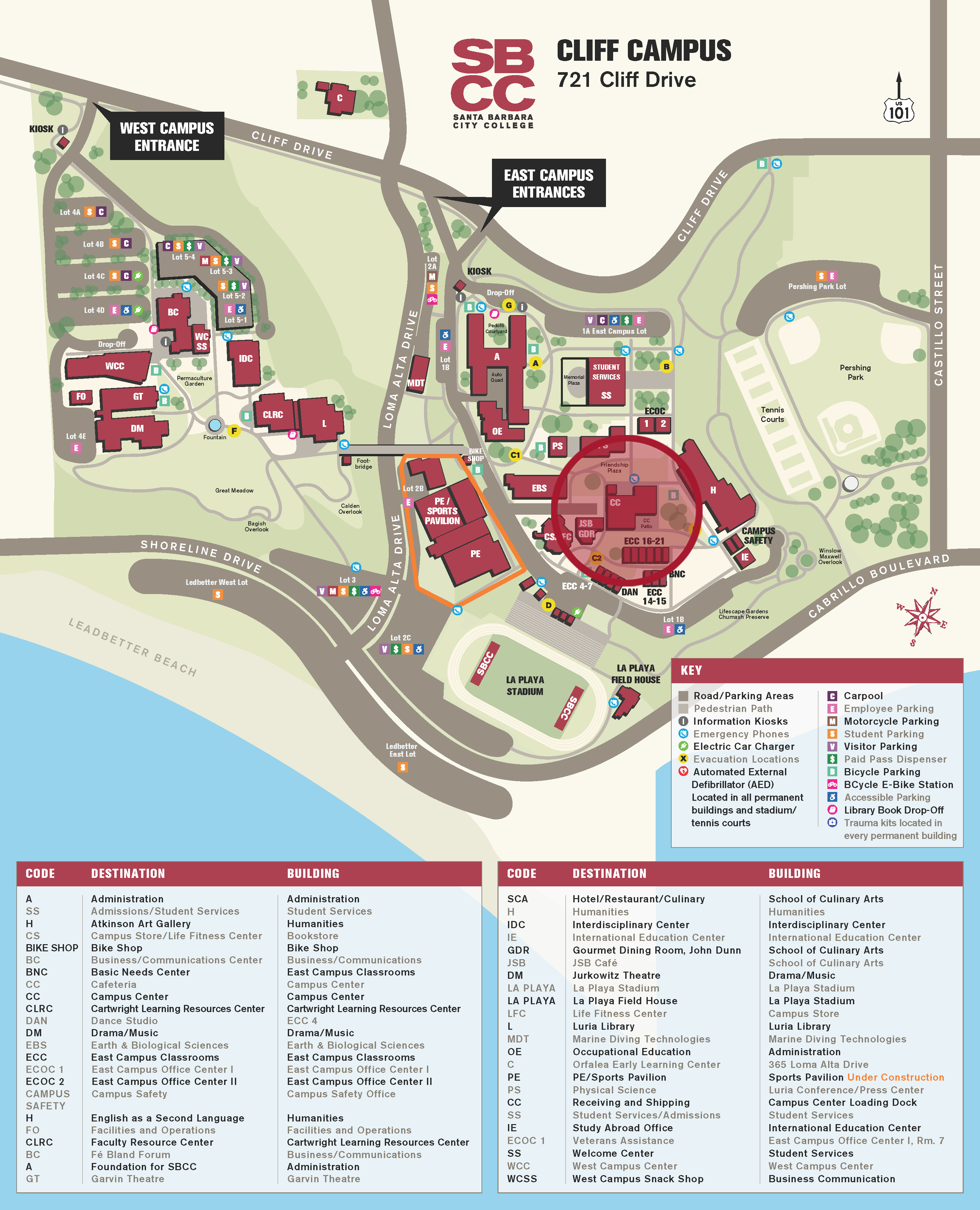 Campus Center Location